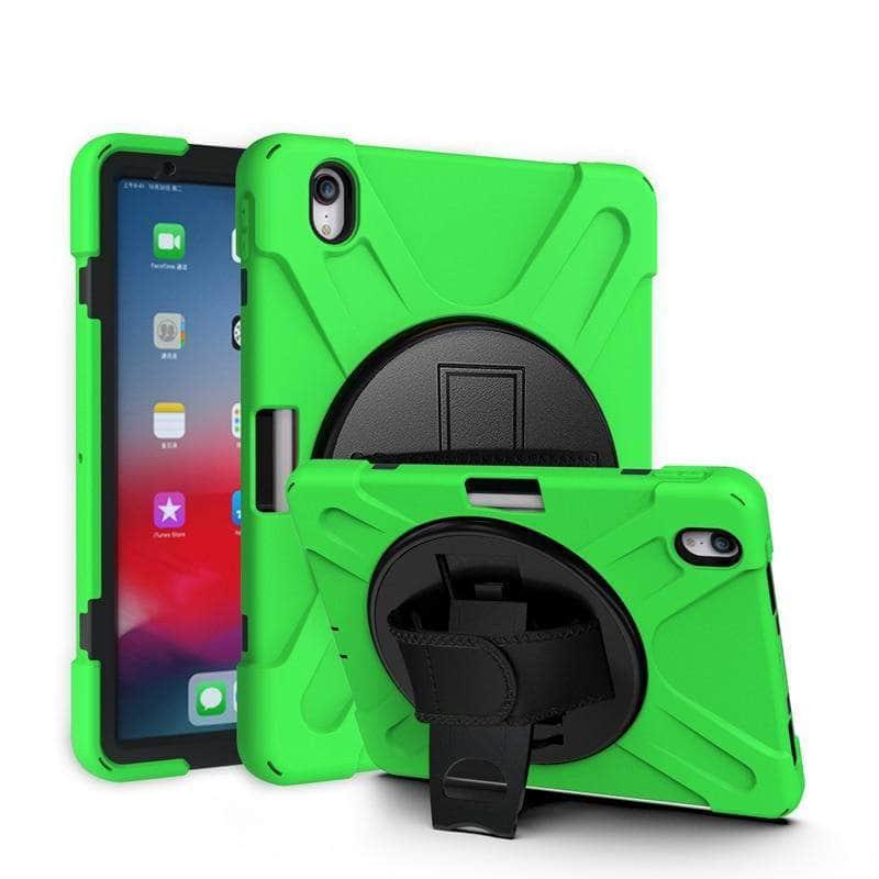Shockproof Protective Case for iPad Pro 11 (2018 Model) - Heavy Duty Cover with Pencil Holder & Adjustable Shoulder Strap | Perfect for Travel, Work, and Outdoor Adventures