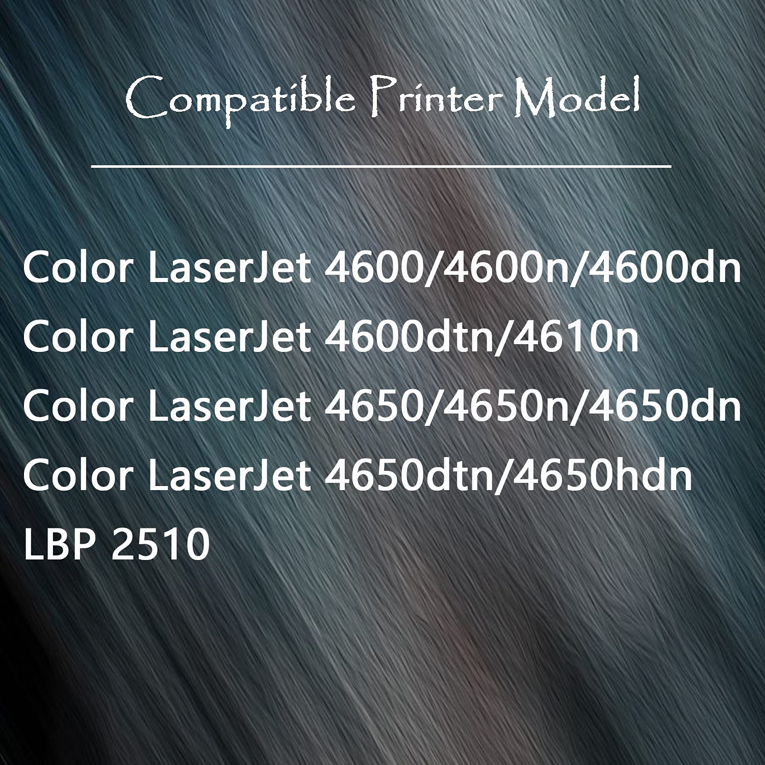 4-Pack HP 641A Compatible Toner Cartridges (C9720A/C9721A/C9722A/C9723A) for HP Color LaserJet 4600/4650/4610 Series Printers - High Yield Replacement for Office & Home Printing Needs