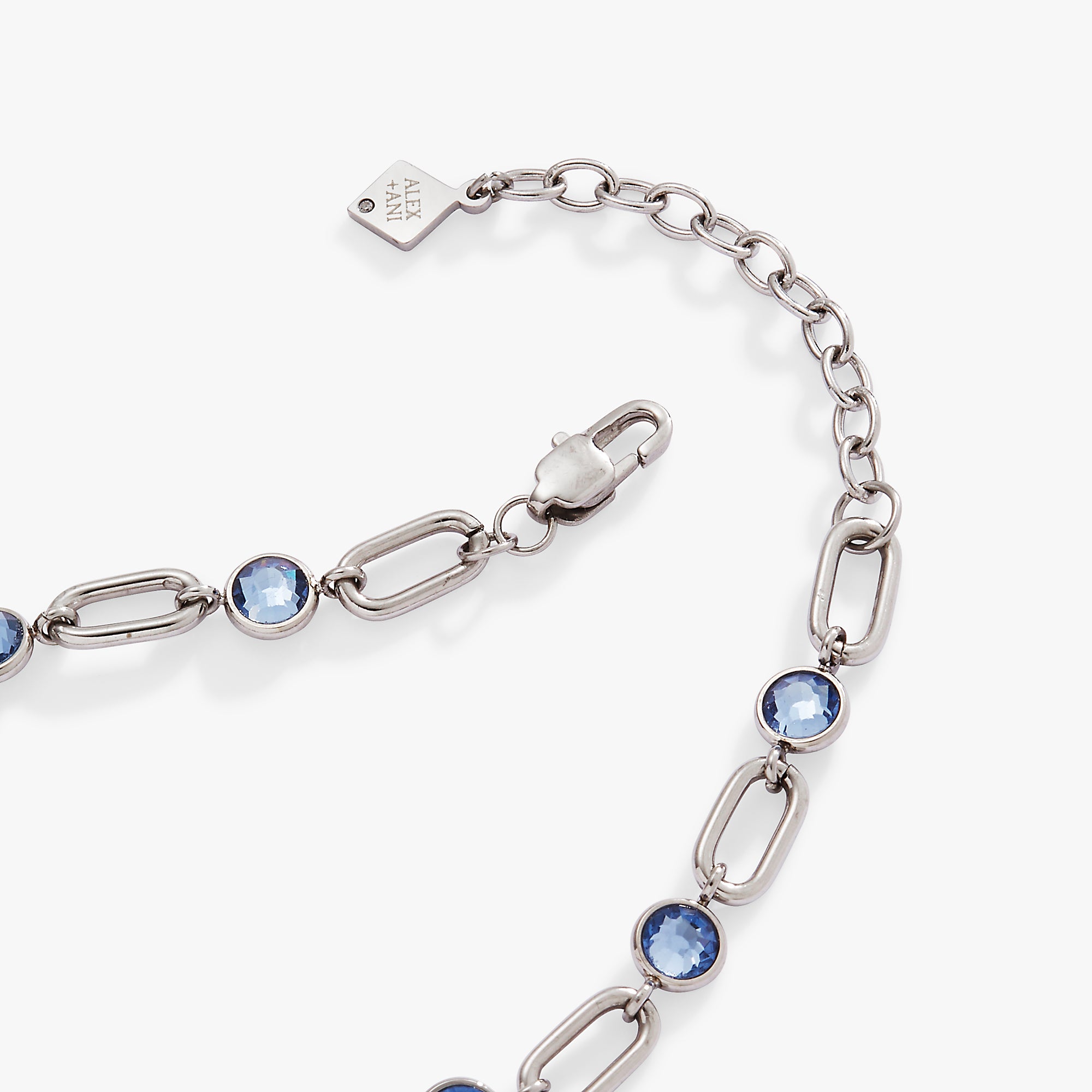 Adjustable Crystal & Paperclip Chain Bracelet for Women - Elegant Fashion Jewelry for Daily Wear, Parties & Gifts