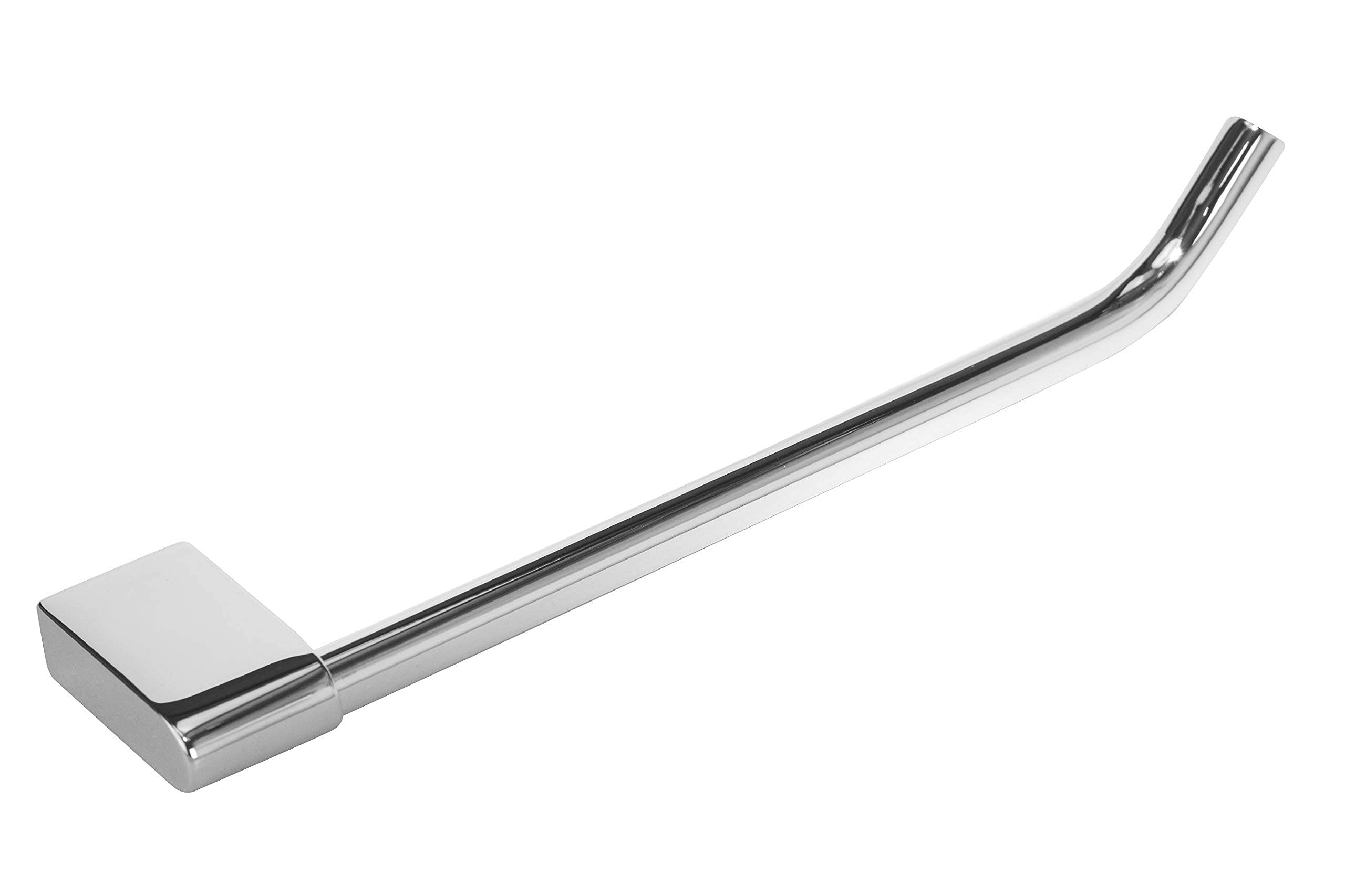 HELVEX Integra Collection Small Towel Bar - Chrome Bathroom Towel Holder - Modern Bathroom Hardware for Small Spaces - Perfect for Bathrooms, Powder Rooms & Guest Baths