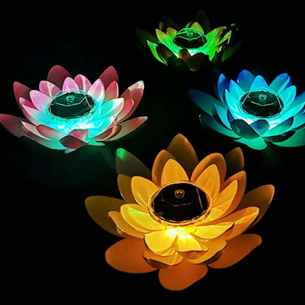 Uonlytech Solar-Powered Floating Pool Lights - Waterproof Outdoor Solar Garden Lights for Ponds, Pools & Home Decoration (Purple, 1-Pack) | Perfect for Backyard, Garden, Patio & Landscape Lighting