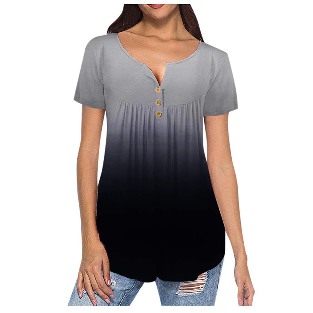 Women's Summer Tops - Funny Graphic Short Sleeve Shirts | Loose Fit Casual & Dressy Blouses for Women | Perfect for Beach, Vacation & Everyday Wear