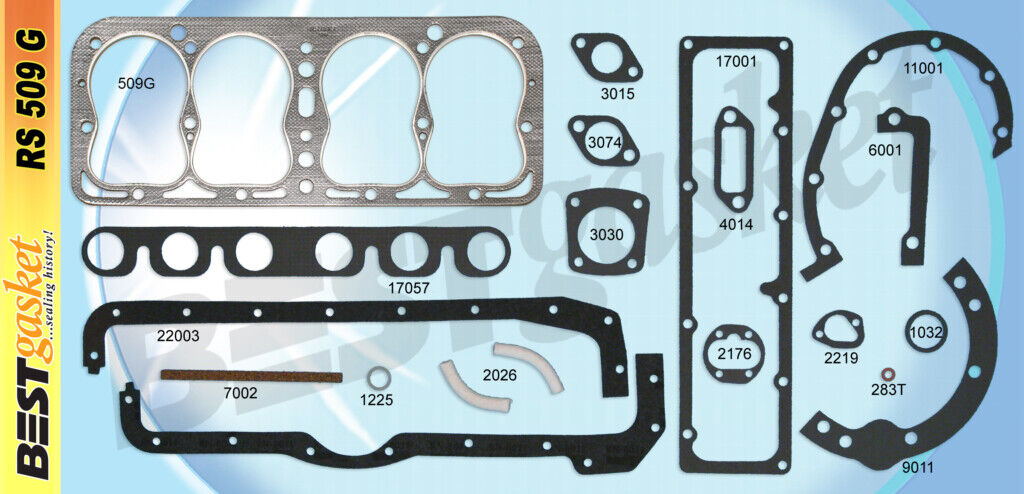 Ford Model A GraphTite Complete Engine Gasket Set Kit - Best Head & Manifold Gaskets for 1928-1931 - Perfect for Engine Rebuilds & Restoration Projects
