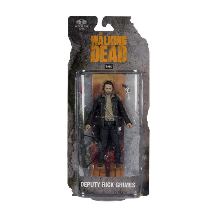 Deputy Rick Grimes Action Figure - The Walking Dead TV Series Collectible by McFarlane Toys for Fans and Collectors | Perfect for Display, Gifts, and Cosplay