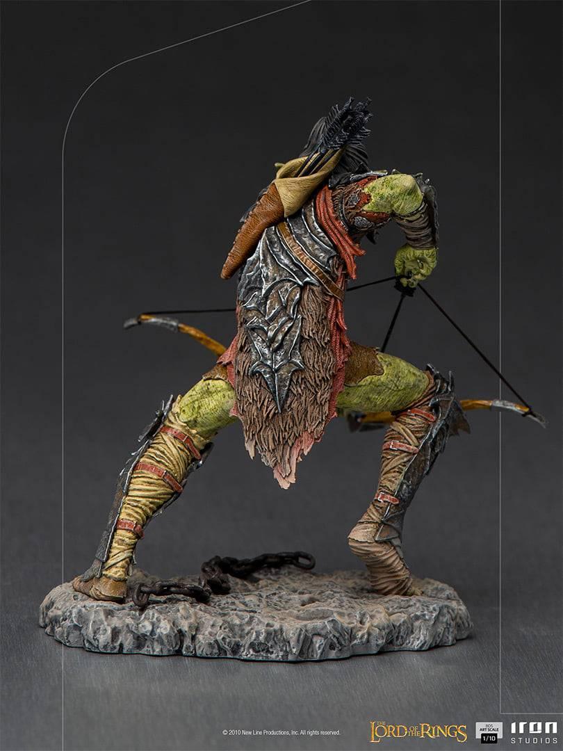 Iron Studios The Lord of the Rings Orc Archer BDS Art Scale 1/10 Statue - Premium Collectible Figure for Display & Home Decor