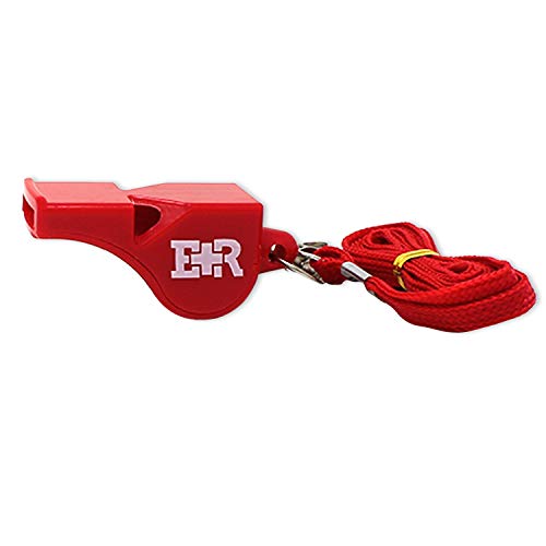 3 Chamber Pealess Whistle with Lanyard - Loud Safety Whistle for Referees, Coaches & Emergency Use - Perfect for Sports, Outdoor Activities & Survival Kits