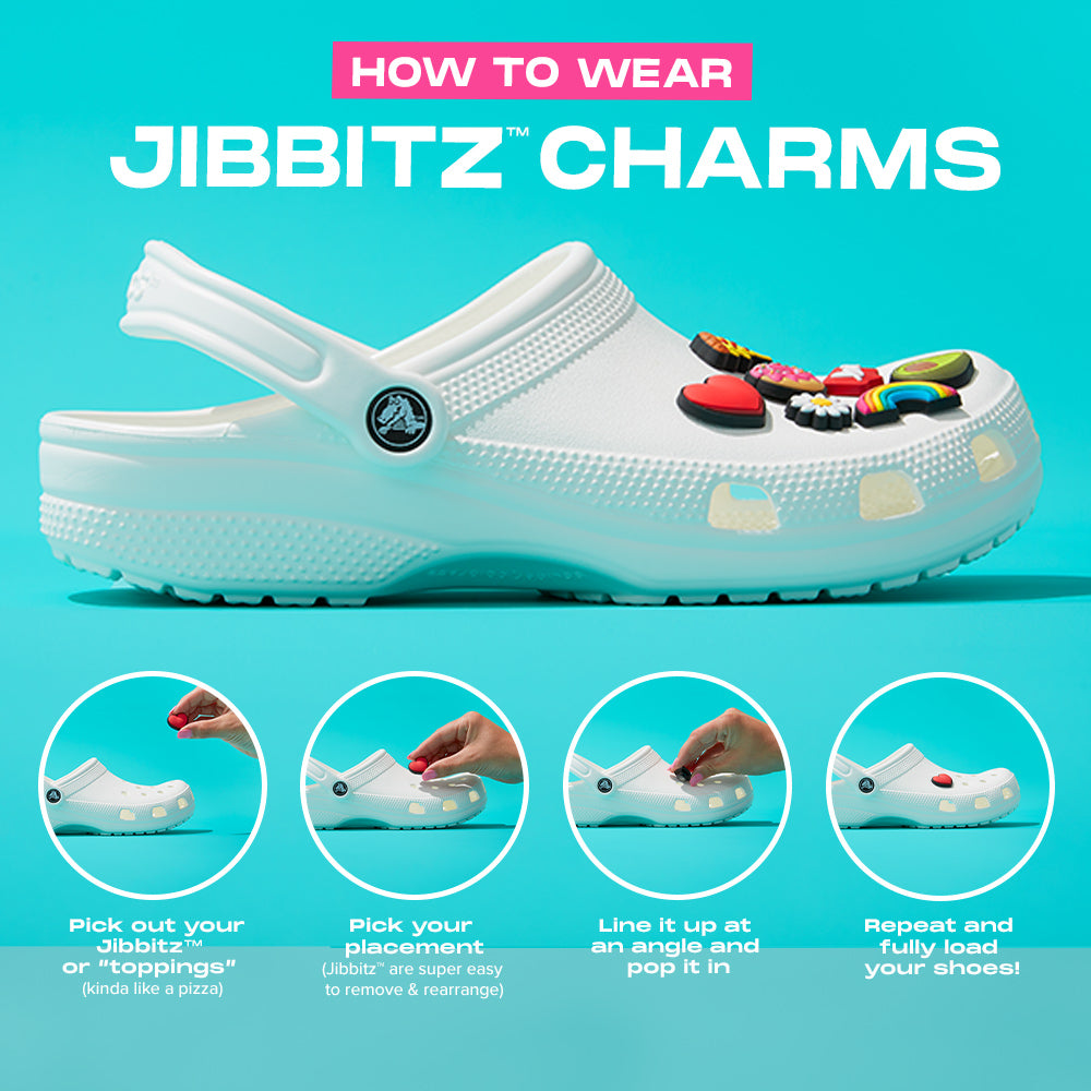 Crocs Jibbitz Letter W Charms - Customizable Shoe Accessories for Crocs Shoes - Perfect for Personalization, Gifts, and Kids' Play