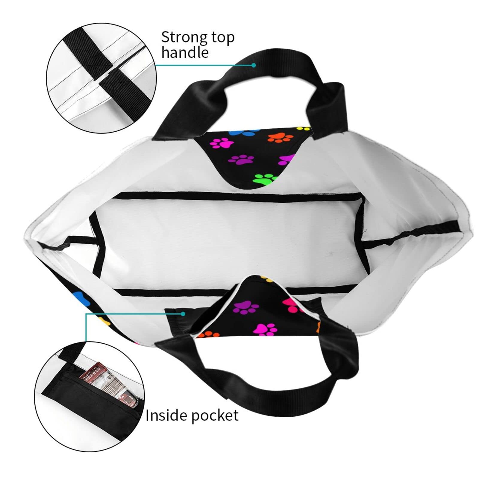 Stylish Large Reusable Tote Bag for Women - Durable Beach, Grocery & Shopping Bag with Shoulder Strap - Perfect for Travel, Work & Everyday Use