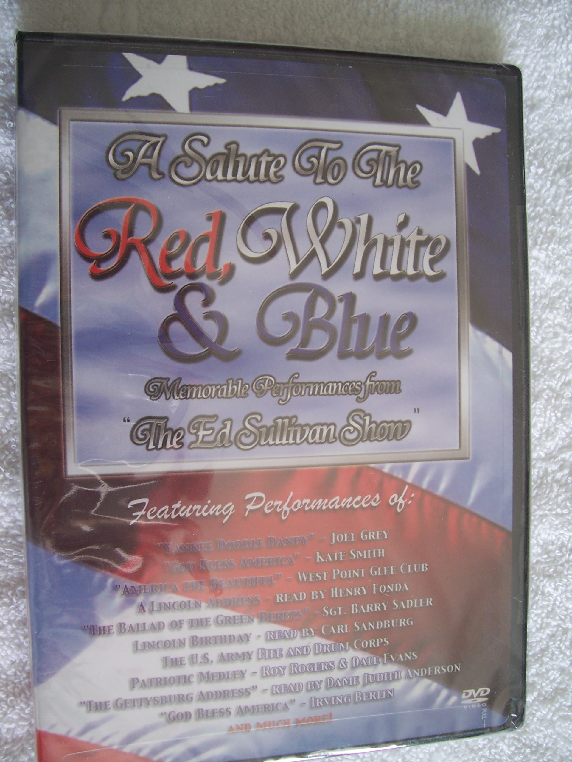 Ed Sullivan - Patriotic Tribute to the Red, White & Blue | Vintage American Memorabilia for Home Decor & Collectors