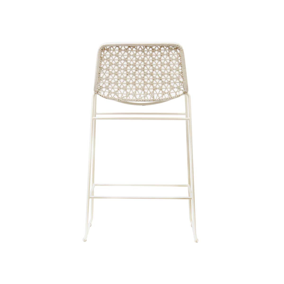Satara Leah Counter Stool - Modern Kitchen Bar Stools with Back Support, 24