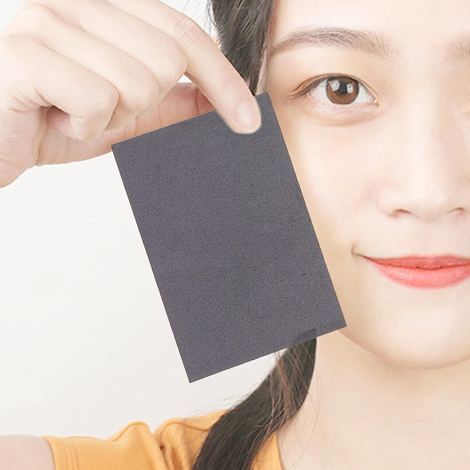 Natural Bamboo Charcoal & Green Tea Oil Absorbing Sheets - MGNLR Face Oil Blotting Paper for Shine Control | Perfect for Oily Skin, Makeup Touch-Ups & On-the-Go Use