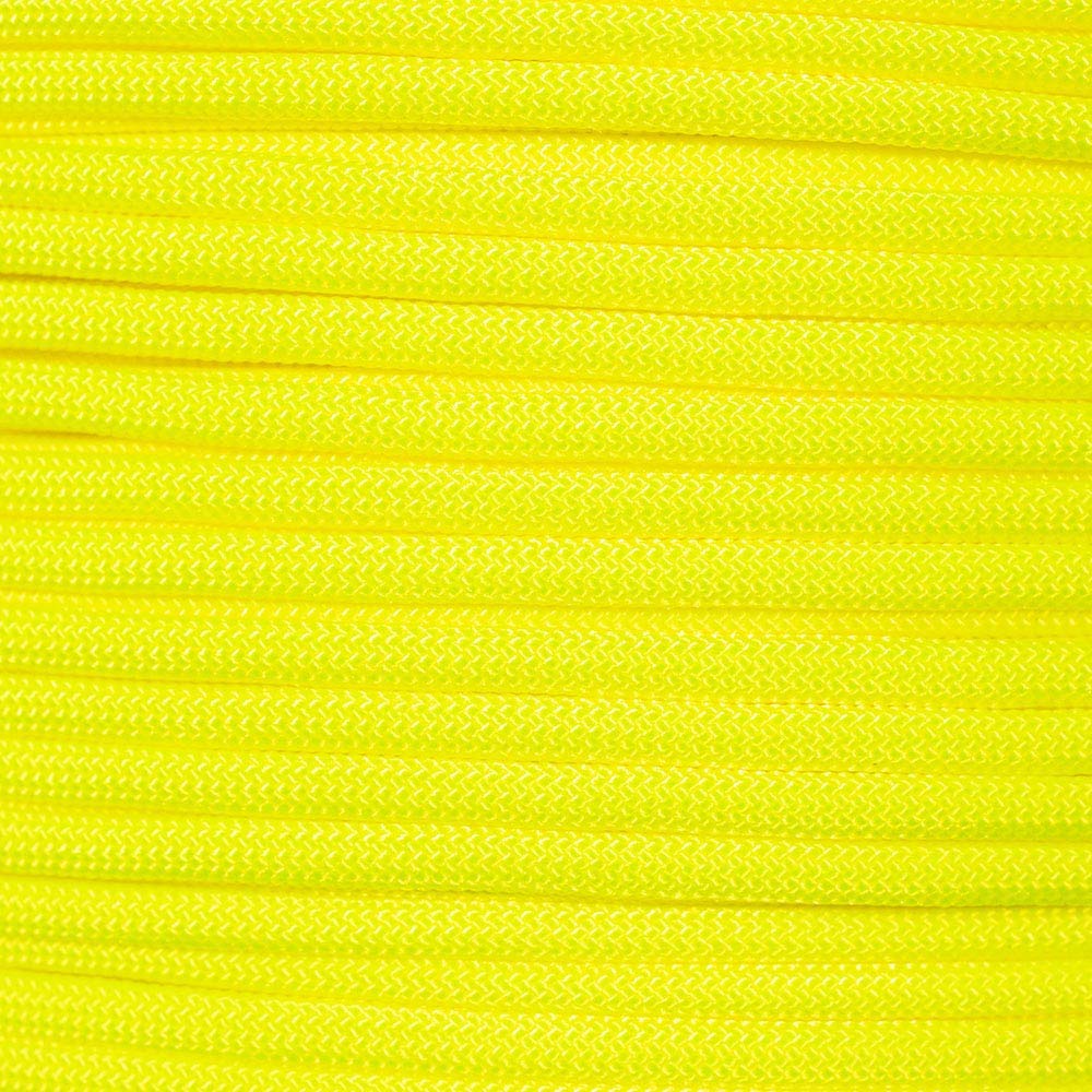 Type III 550 Paracord - 7 Strand Core Nylon Survival Rope | Commercial Grade Parachute Cord in Neon Colors (10ft-100ft) | for Outdoor Camping, Emergency Kits & DIY Projects