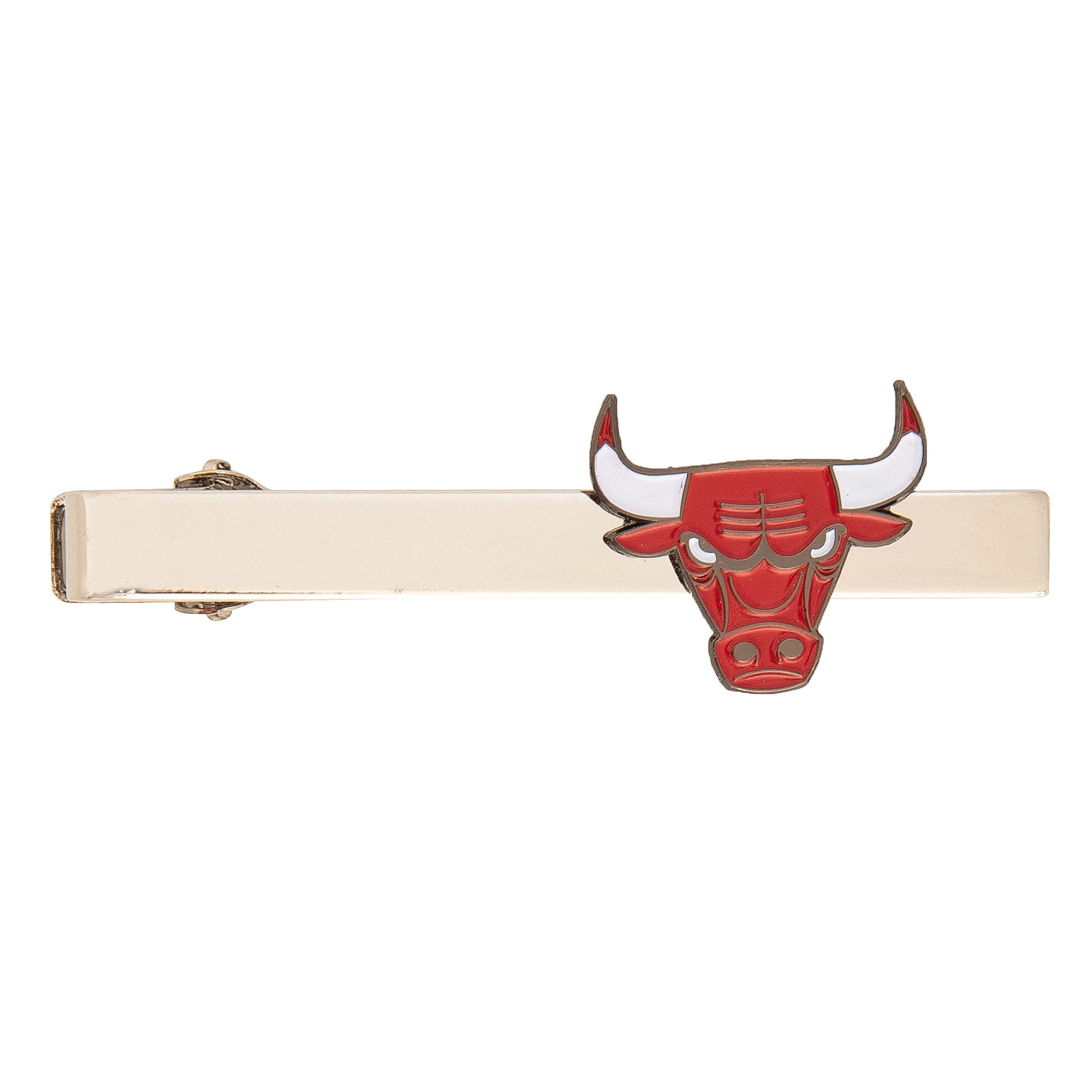 Chicago Bulls NBA Tie Bar - Desert Cactus Design - Official Logo Tie Clip for Men - Perfect for Business, Weddings & Formal Events