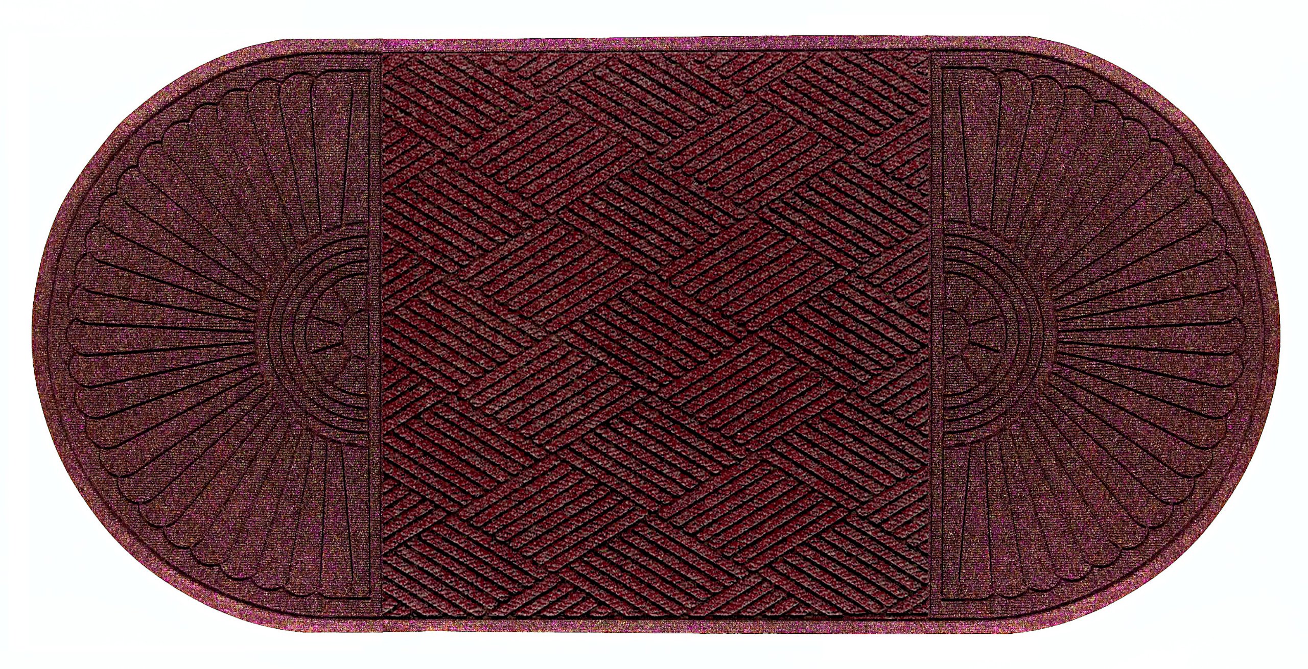 Premium M+A Matting 274 Waterhog Grand Classic Indoor/Outdoor Doormat - 3.5x11.7ft Polypropylene Fiber with Non-Slip SBR Rubber Backing - 3/8
