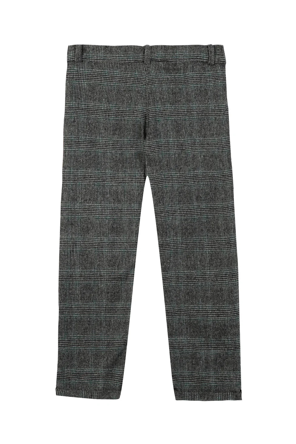 Stylish Houndstooth Green Pants for Women - Tartine Et Chocolat Fashion | Perfect for Office Wear, Casual Outings & Holiday Outfits