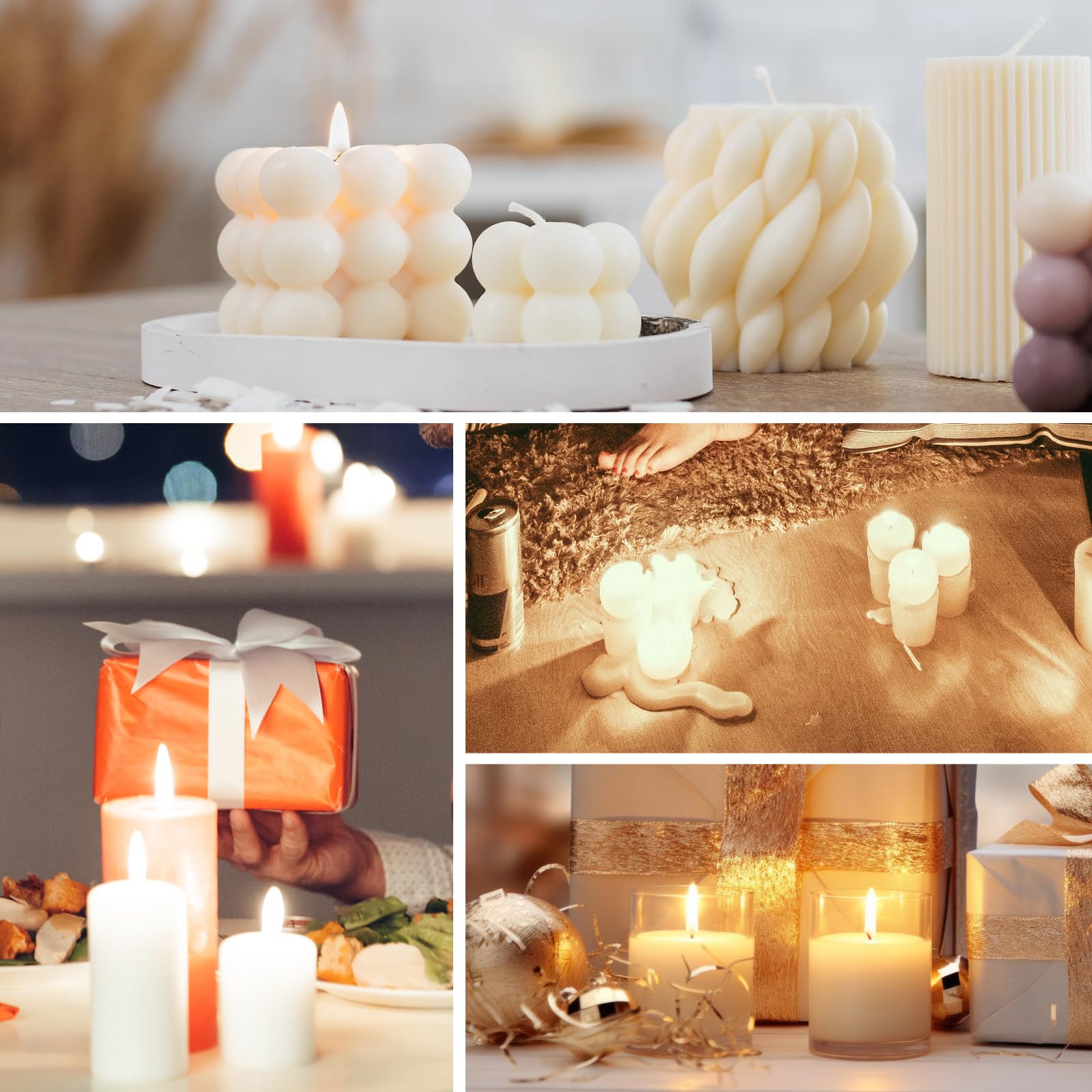 Premium 10LB 100% Pure Natural Soy Wax for Candle Making - No Additives, Vegan & Eco-Friendly Candle Wax - Perfect for DIY Candles, Wax Melts, and Home Fragrance Projects