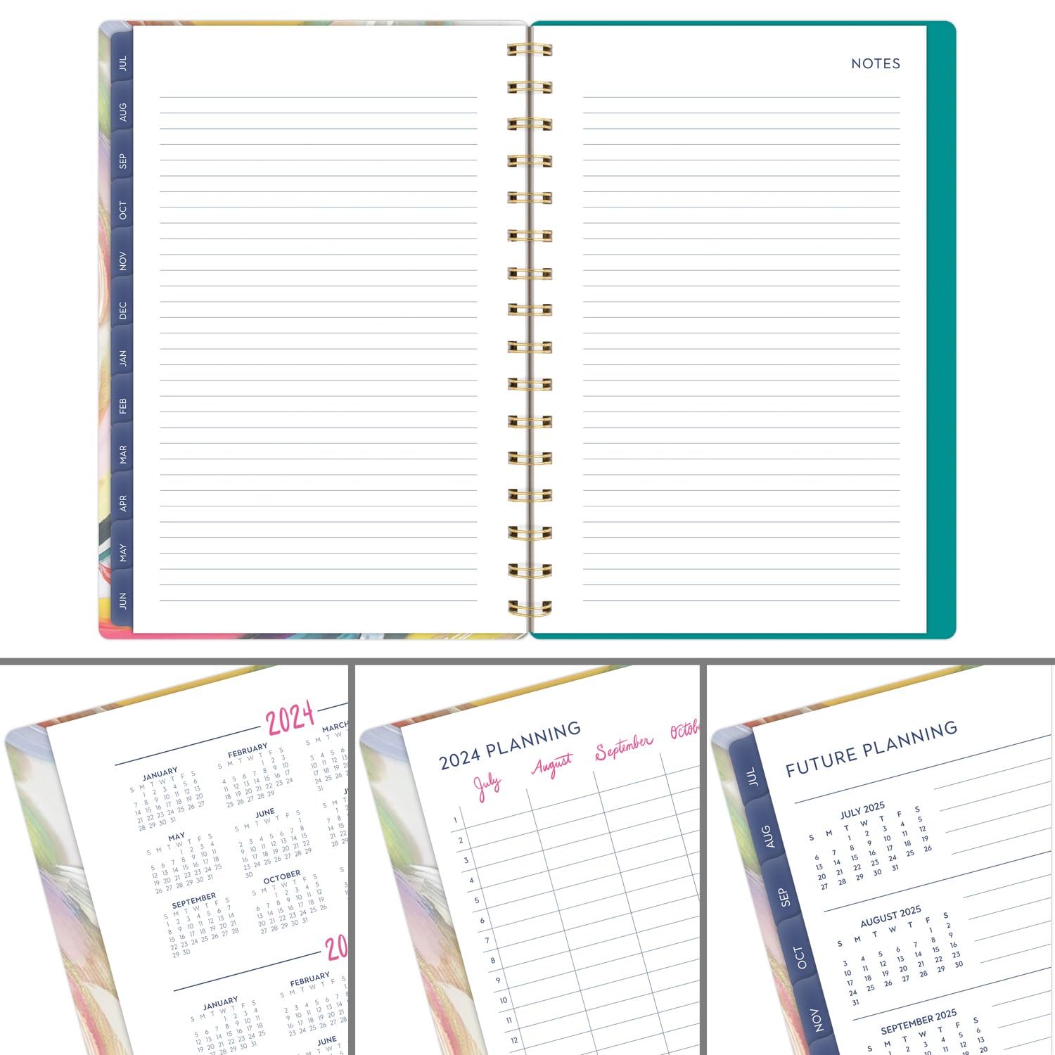 Cambridge Planner 2024-2025 Academic Year - EttaVee Weekly & Monthly Planner, 5.5