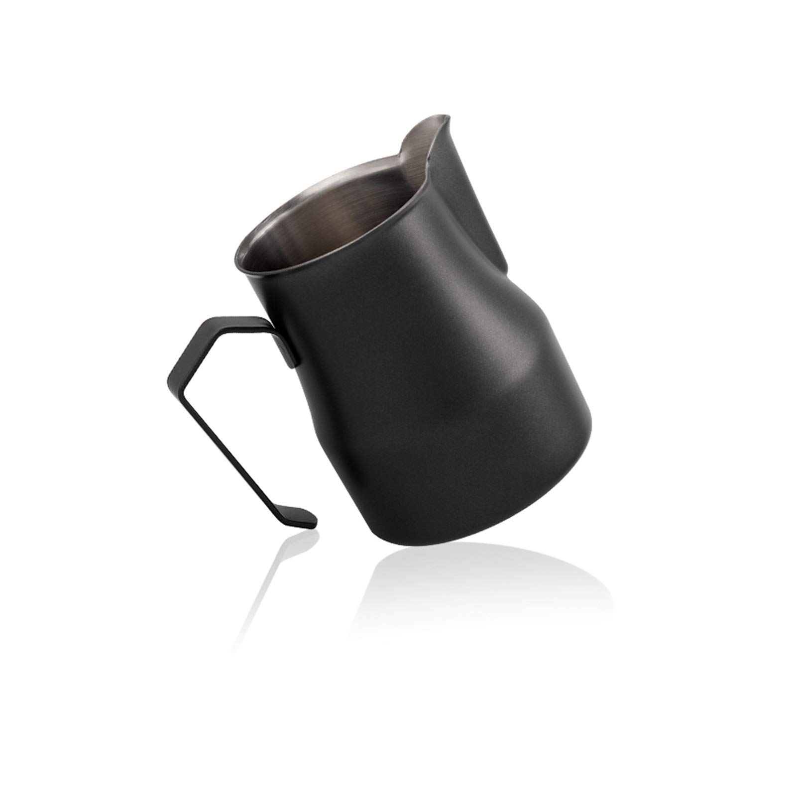 Stainless Steel Milk Frothing Pitcher 350ml/500ml - Espresso & Latte Steaming Pitcher with Handle for Coffee, Creamer, and Milk - Perfect for Home Baristas & Coffee Shops (Color: E, Size: 350ml)