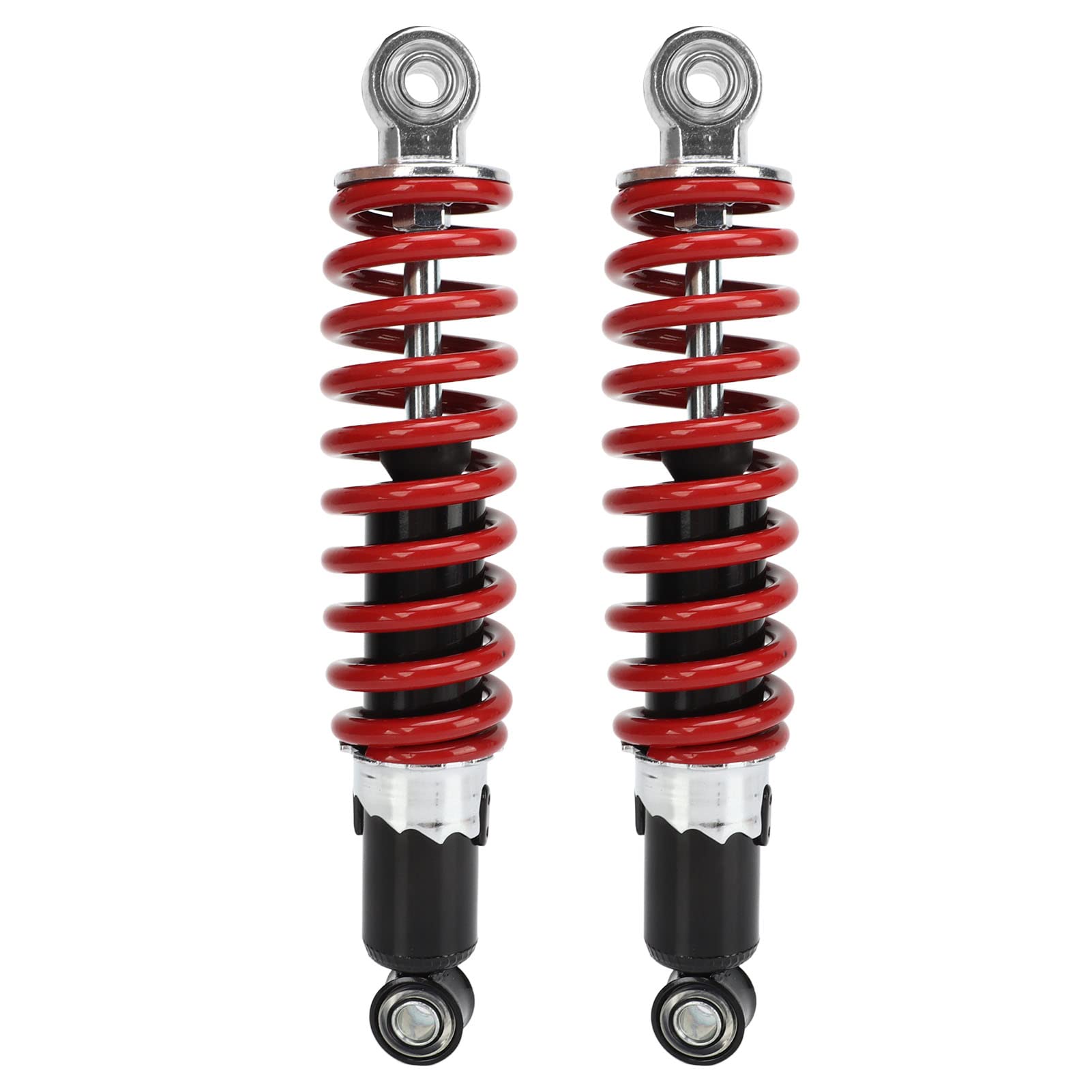 2 Pcs Motorcycle Shock Absorber - 250mm Suspension Damper for Dirt Pit Bike, ATV & Kart - Heavy Duty Shock Absorbers with Brackets - Perfect for Off-Road, Racing & Trail Riding