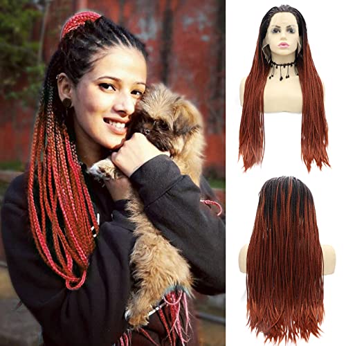 Ombre Copper Red