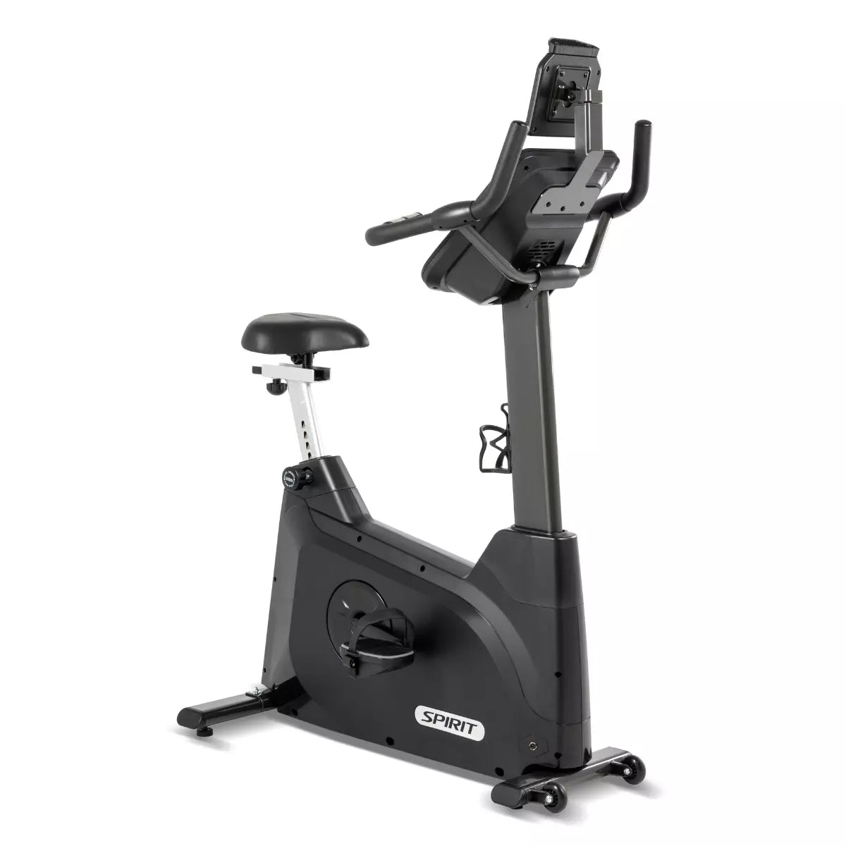 Spirit XBU55 Upright Exercise Bike - Indoor Cycling Trainer for Home Gym, Cardio Workout & Fitness Training | Perfect for Small Spaces & Apartment Workouts