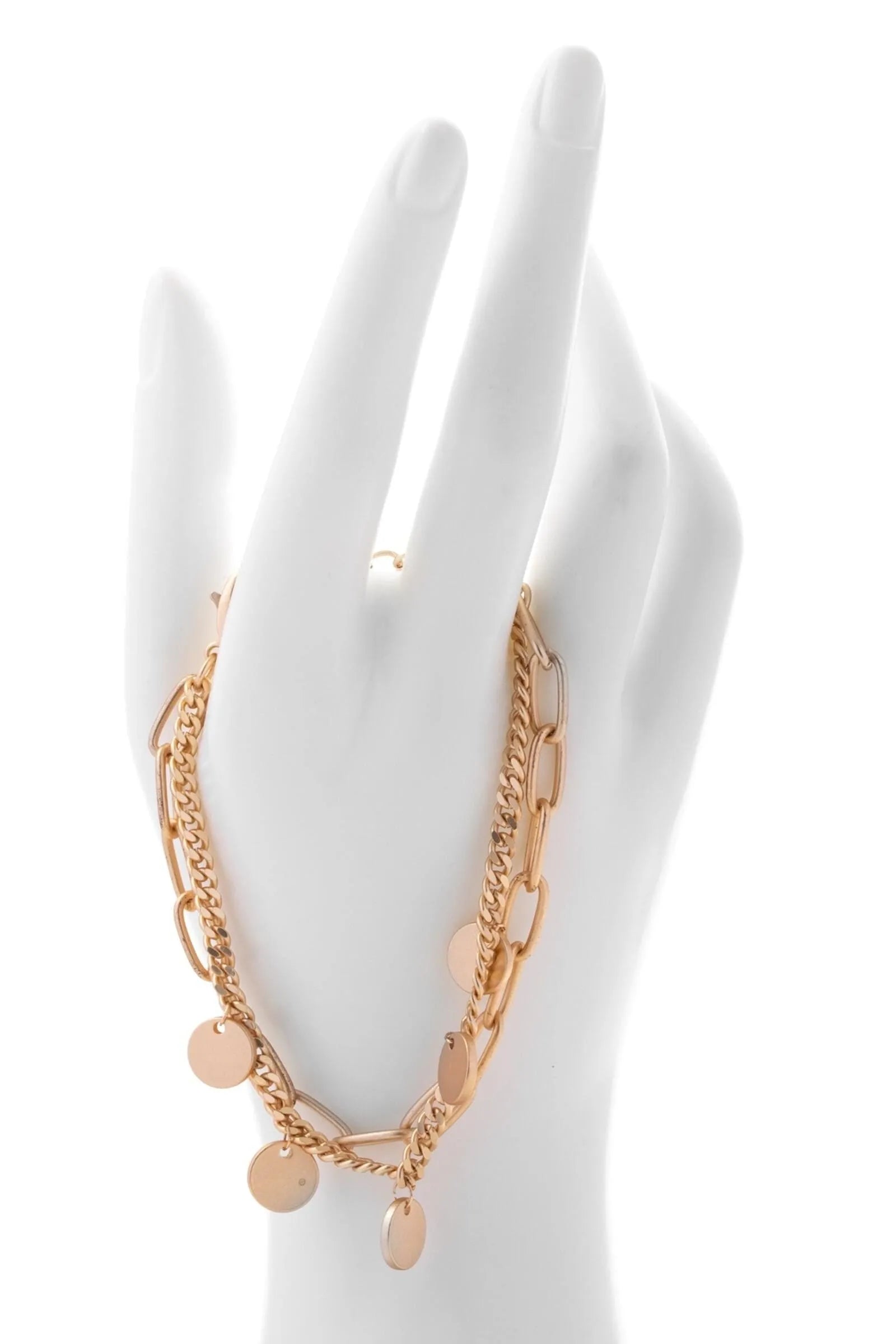 Golden Chain Link Charm Bracelet for Women - Elegant Adjustable Fashion Jewelry Gift for Birthday, Anniversary & Everyday Wear