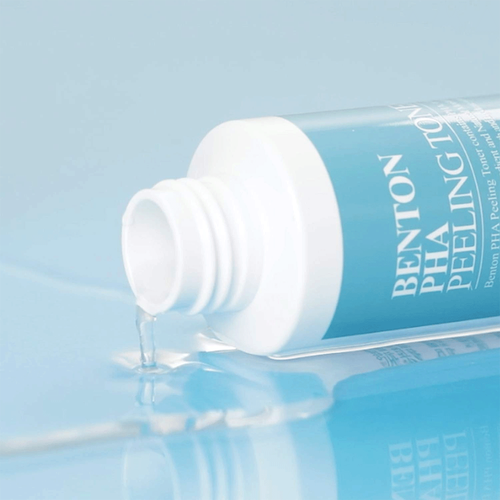 BENTON PHA Peeling Toner 150ml - Exfoliating Facial Toner for Sensitive Skin | Gentle Chemical Exfoliation | Korean Skincare for Daily Use & Night Routine