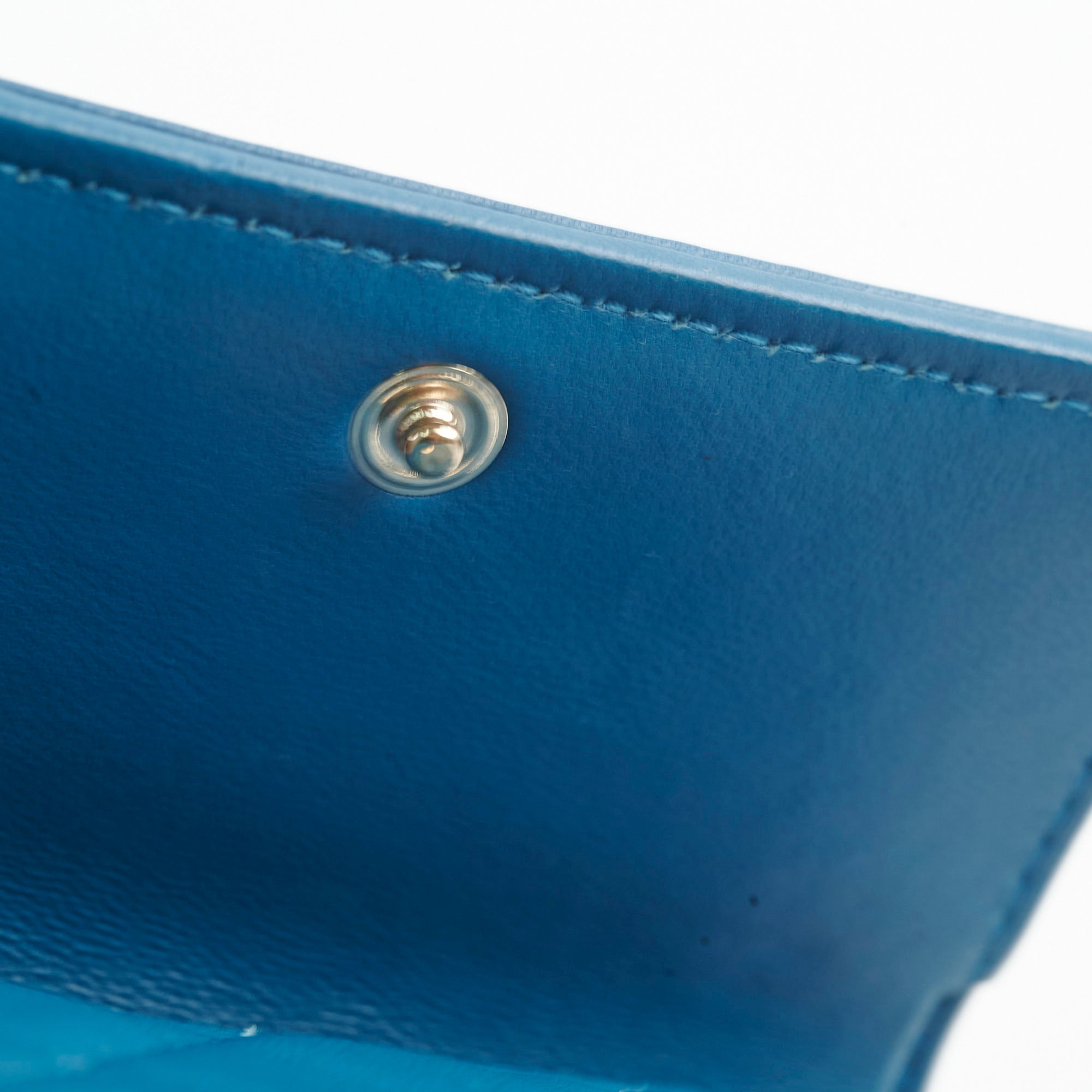 Chanel Boy Lambskin Quilted Flap Wallet in Blue | Luxury Designer Crossbody Bag for Women | Perfect for Evening Events & Daily Use