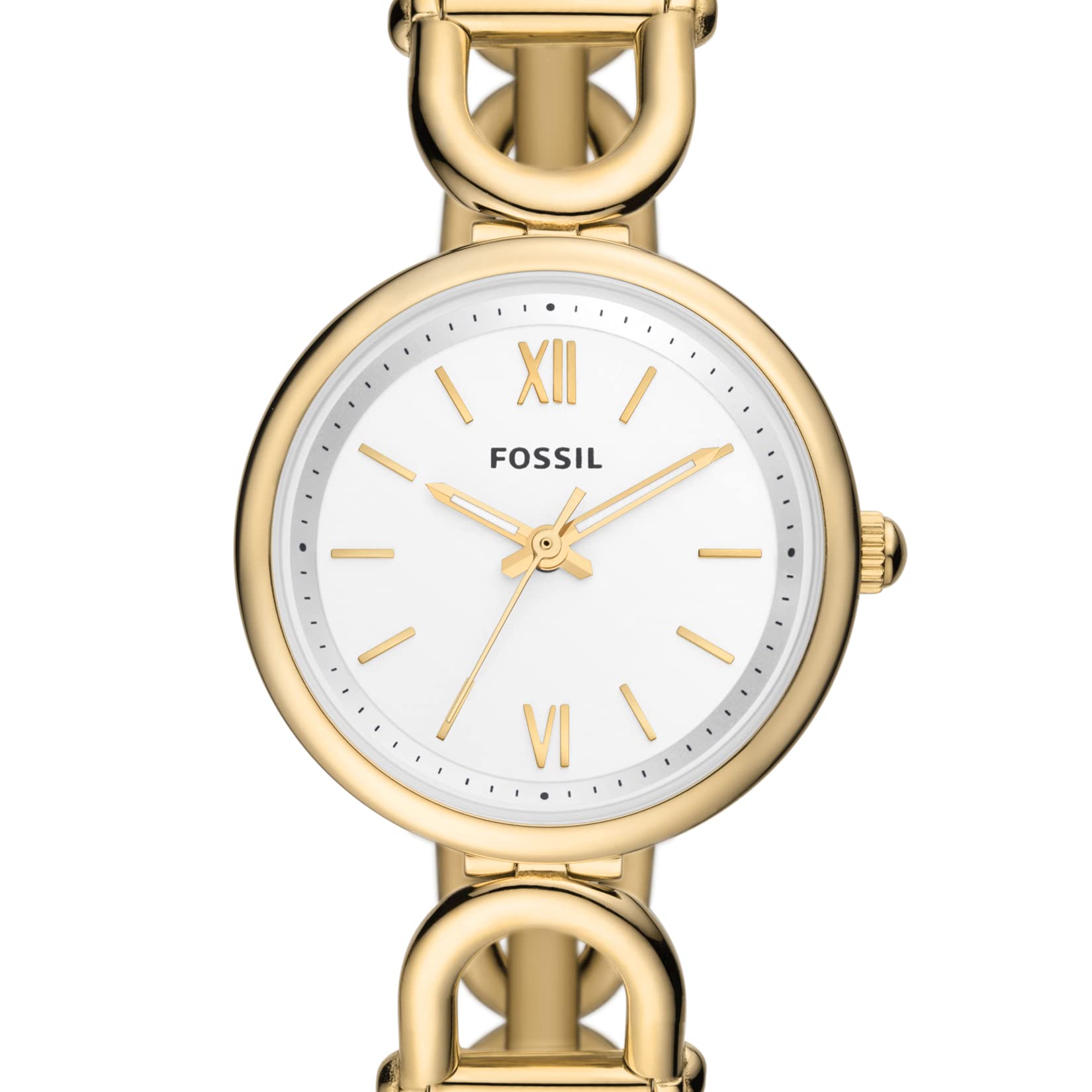 Fossil Carlie Quartz Stainless Steel Watch for Women - Elegant Three-Hand Design, Perfect for Office, Date Night & Everyday Wear
