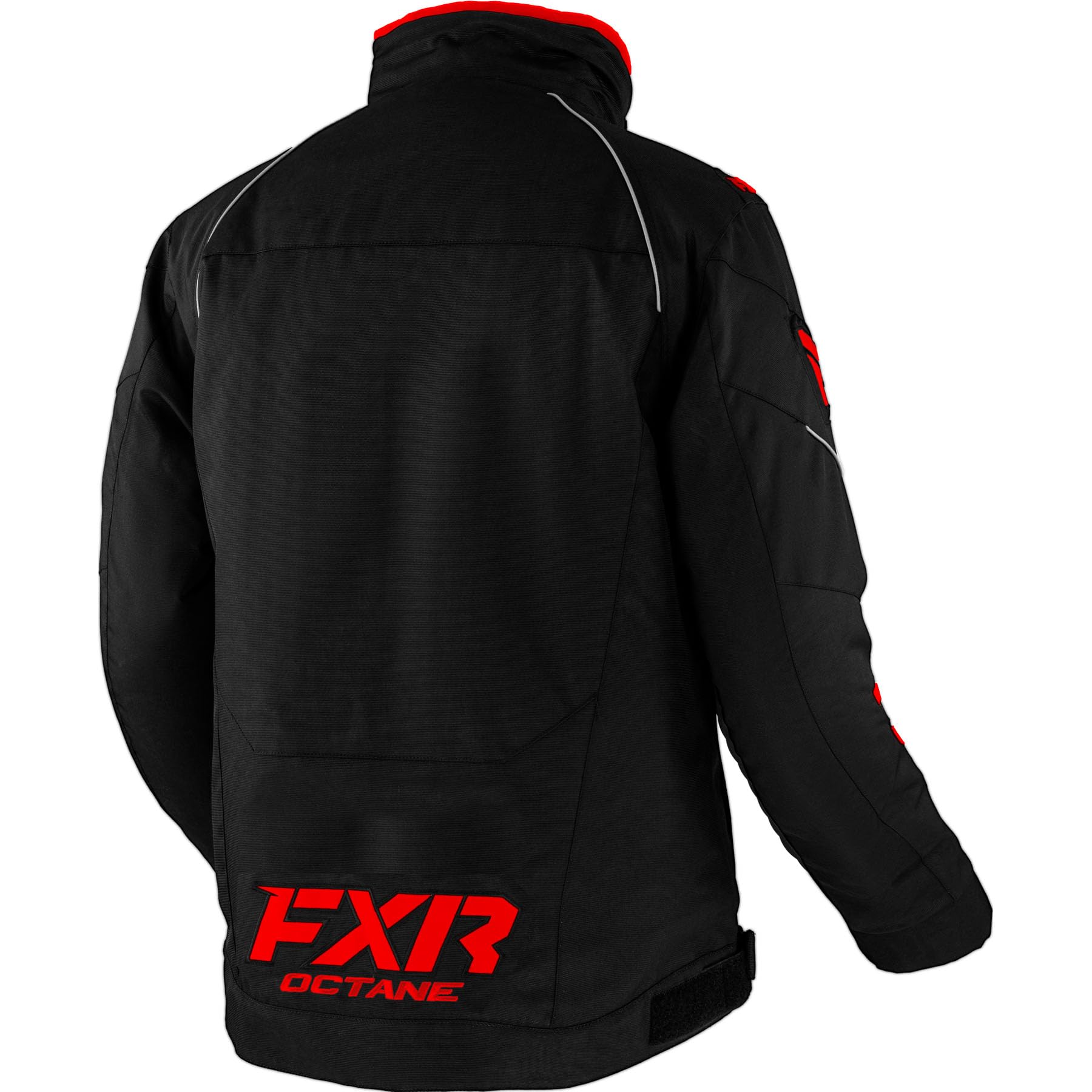 FXR Men's Octane Jacket 2025 - Black/Red Motorcycle Racing Jacket - 3XL Windproof & Waterproof Riding Gear for Street Bikes & Dirt Bikes - Perfect for Winter Commuting & Off-Road Adventures