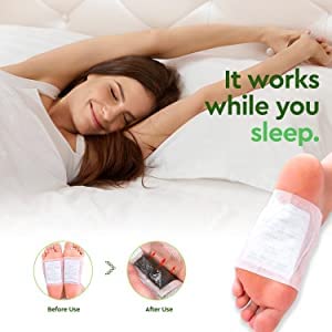 Premium Detox Foot Pads for Cleansing & Toxin Removal - Natural Stress Relief & Better Sleep - 10 Pack for Men & Women - Perfect for Post-Workout Recovery & Nighttime Relaxation