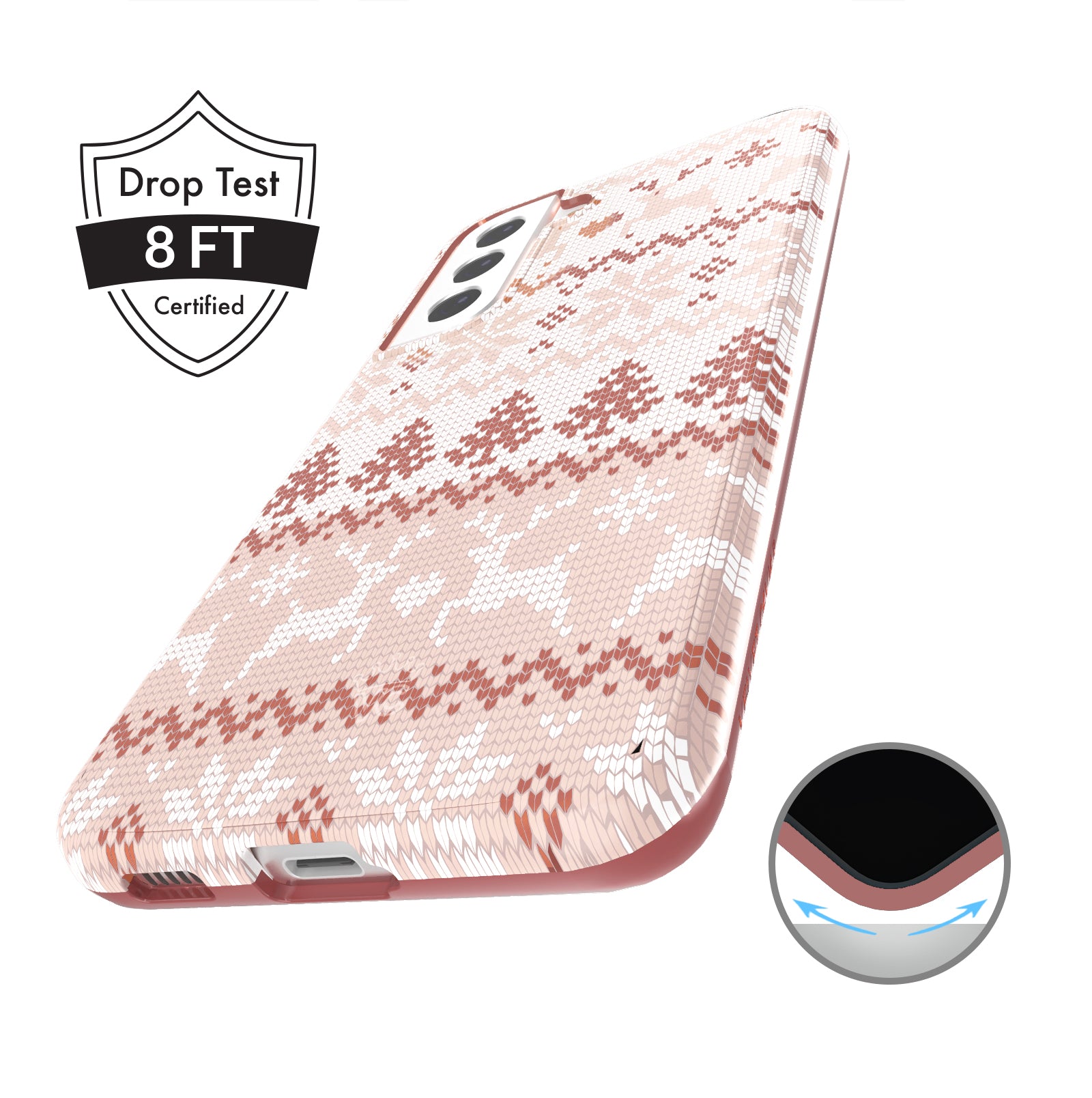 Soft & Cozy Chai Sweater Design Samsung Phone Case - Perfect for Fall & Winter Fashion, Daily Use, and Gift Giving