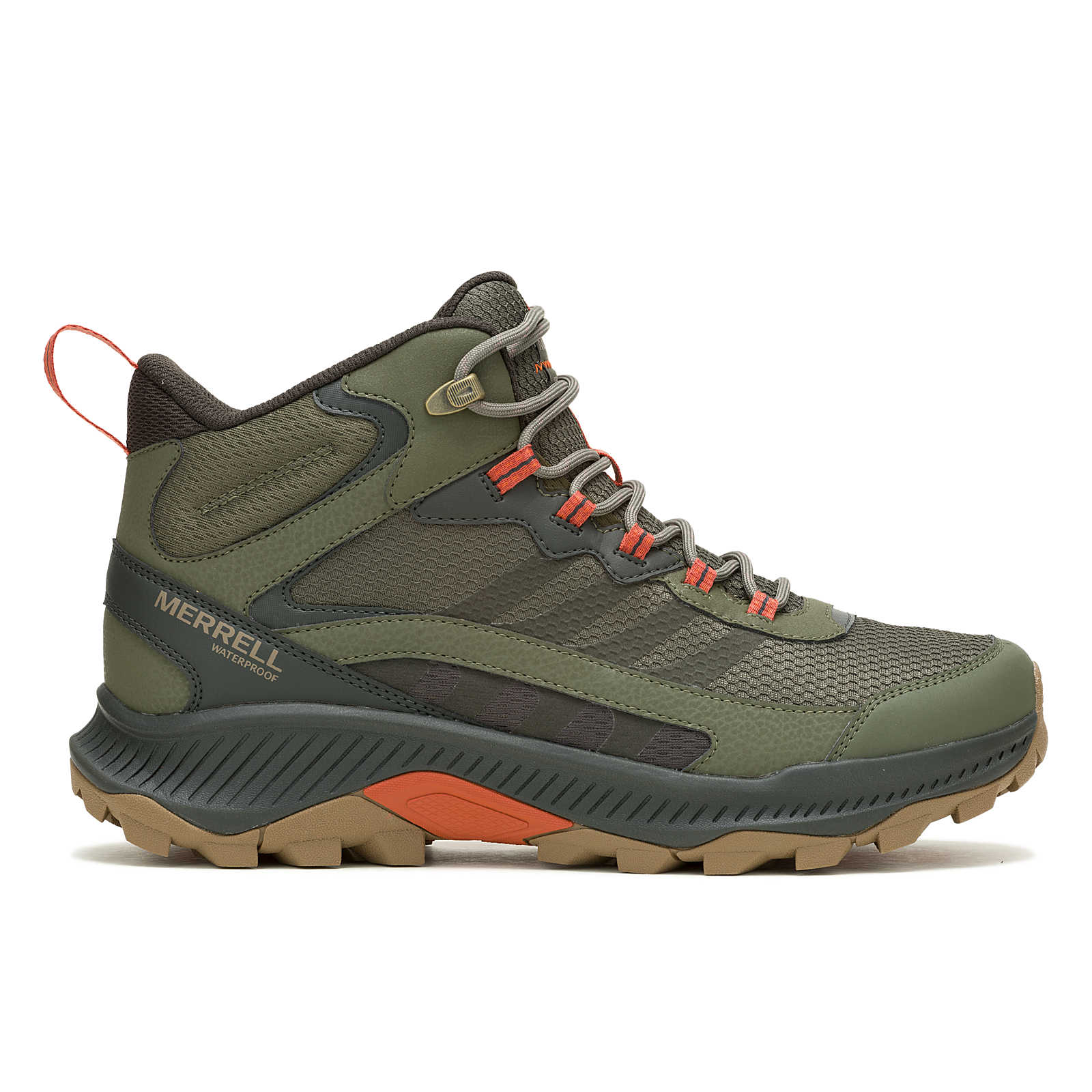 Merrell Speed Strike 2 Mid WP Waterproof Hiking Boots for Men - Lightweight & Durable Outdoor Shoes for Trail Running, Backpacking, and Mountain Climbing
