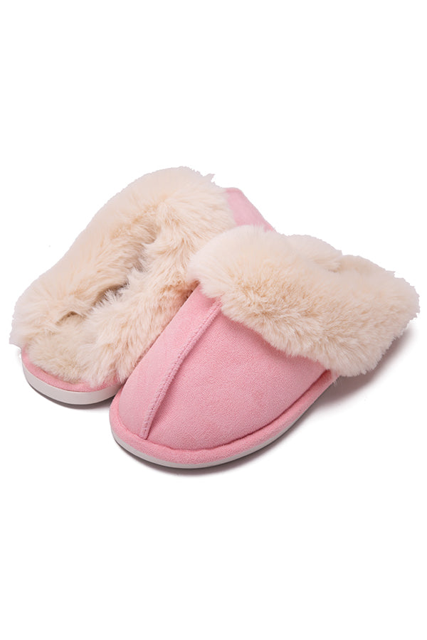 Cozy Plush Cotton Slippers for Women & Men - Soft Indoor House Shoes with Non-Slip Sole - Perfect for Winter, Home, Office and Hotel Use