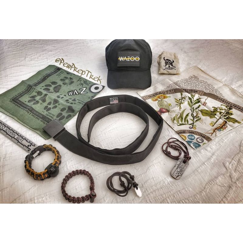 Wazoo Survival Gear Tracking Bandana - Durable & Lightweight for Outdoor Adventures, Hunting, and Emergency Preparedness