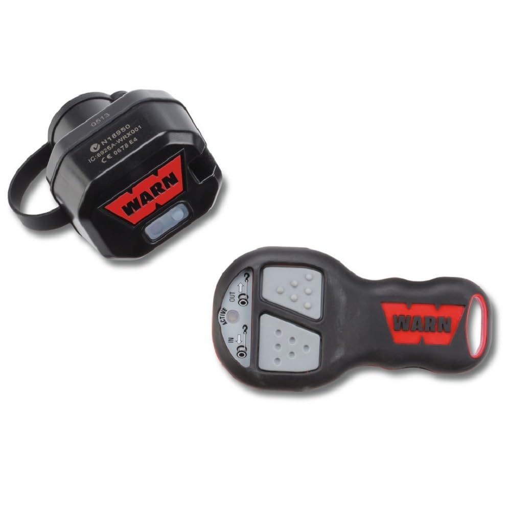 WARN 90287 Wireless Winch Remote Control System - 5-Wire Electrical Accessory for Truck & SUV Winches | Off-Road Recovery, Towing & Heavy-Duty Use