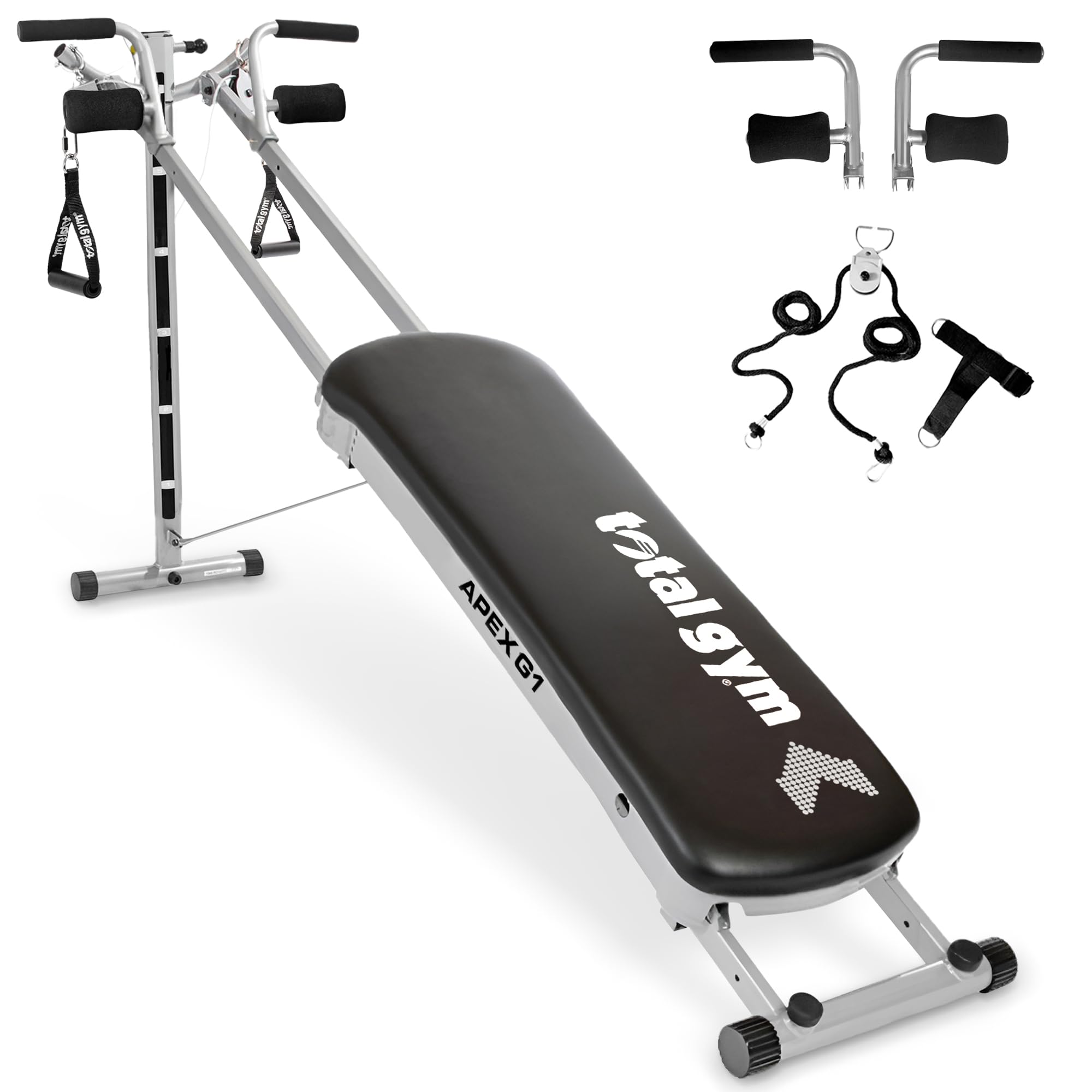 Total Gym APEX Versatile Home Gym Equipment for Full Body Strength Training - Perfect for Indoor Workouts, Weight Loss & Muscle Toning at Home