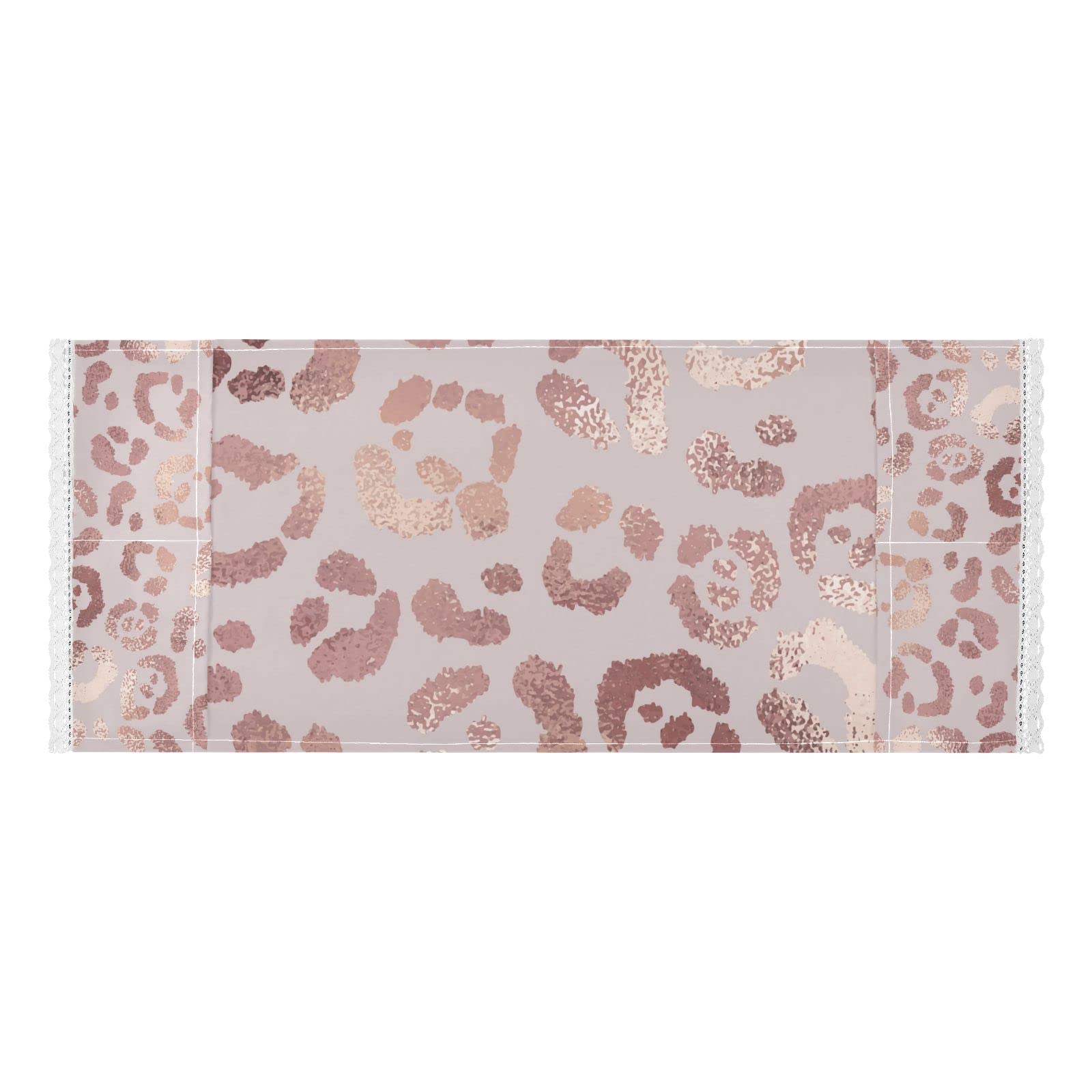 Leopard Print Washing Machine Cover - Anti-Slip Dryer Top Cover, Fridge Dust Protector with 4 Storage Bags | Perfect for Laundry Room, Basement & Apartment Appliances Protection