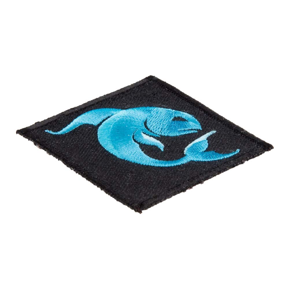 Zodiac Pisces Blue Fish Embroidered Iron-On Patch for Jackets & Bags - Astrology Sign Sew-On Badge for DIY Crafts, Costumes & Denim Customization