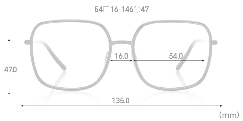 Airframe Slim Oversized 065 - Lightweight & Durable Eyeglass Frames for Men & Women | Perfect for Reading, Driving & Fashion Accessories | Trendy Oversized Glasses for Daily Wear & Style