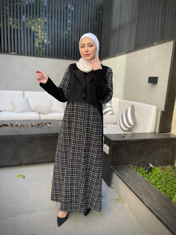 Elegant Winter Jilbab - Modest Muslim Women's Prayer Dress - Perfect for Cold Weather & Indoor Worship