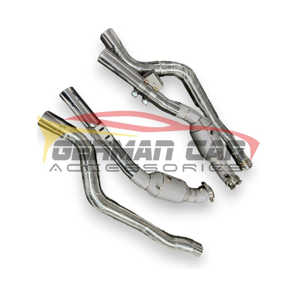 High-Performance 2011-2018 Mercedes CLS500/CLS550 Downpipes for W218 - Stainless Steel Exhaust Upgrade for Better Flow & Sound - Perfect for Racing & Street Performance