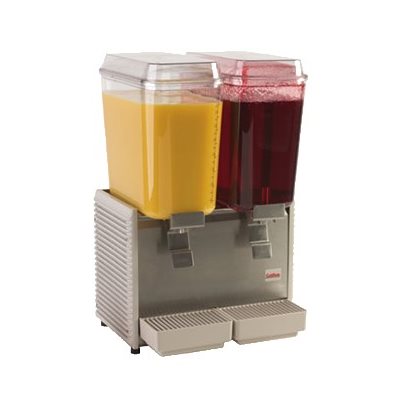 Crathco Classic Bubbler 2 x 5 Gallon Refrigerated Beverage Dispenser - Commercial Drink Dispenser for Parties, Events & Catering - Keep Beverages Cold for Hours