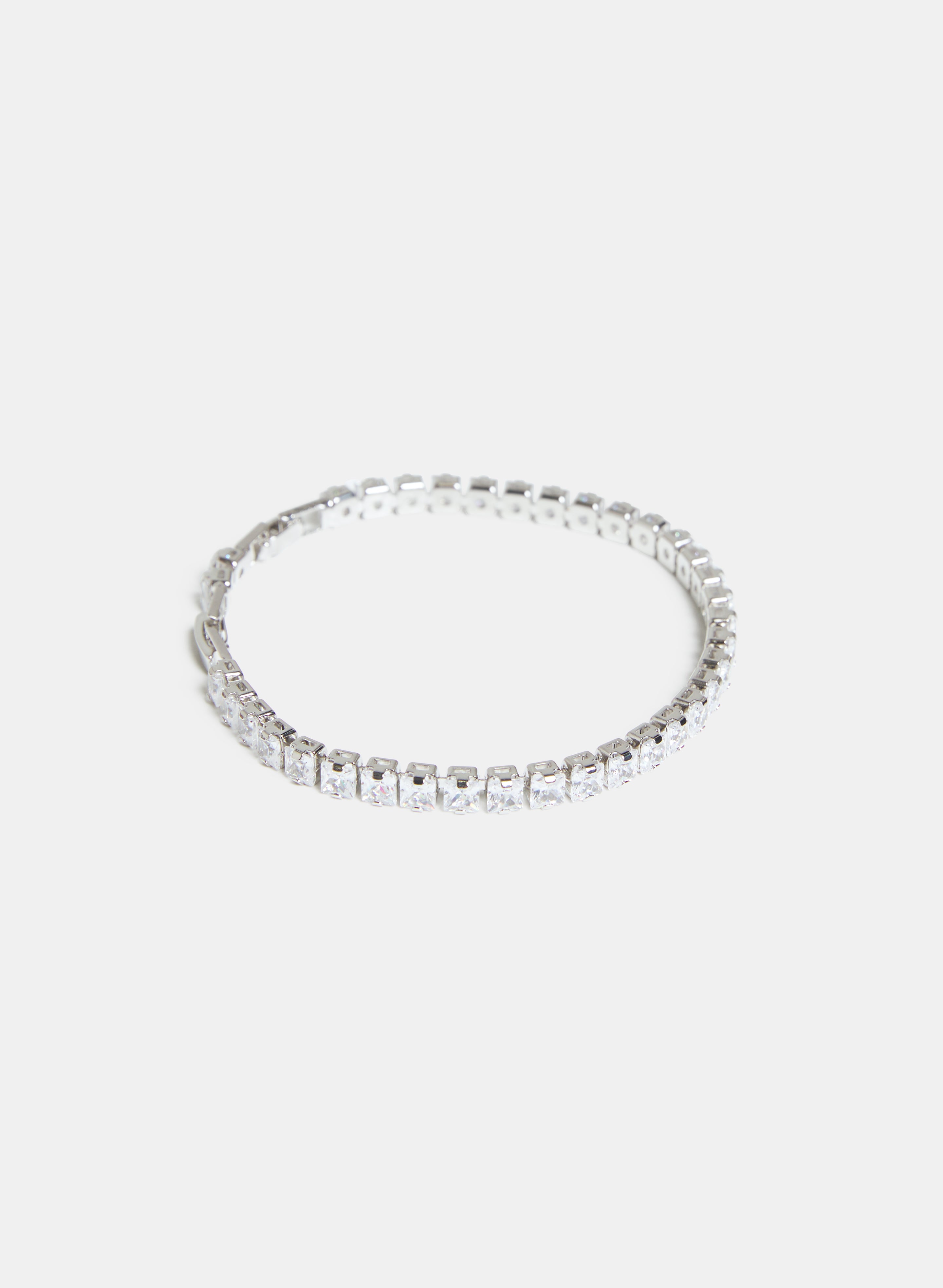 Elegant Cubic Zirconia Tennis Bracelet for Women - 925 Sterling Silver Dainty Chain Bracelet | Perfect for Weddings, Anniversaries & Special Occasions