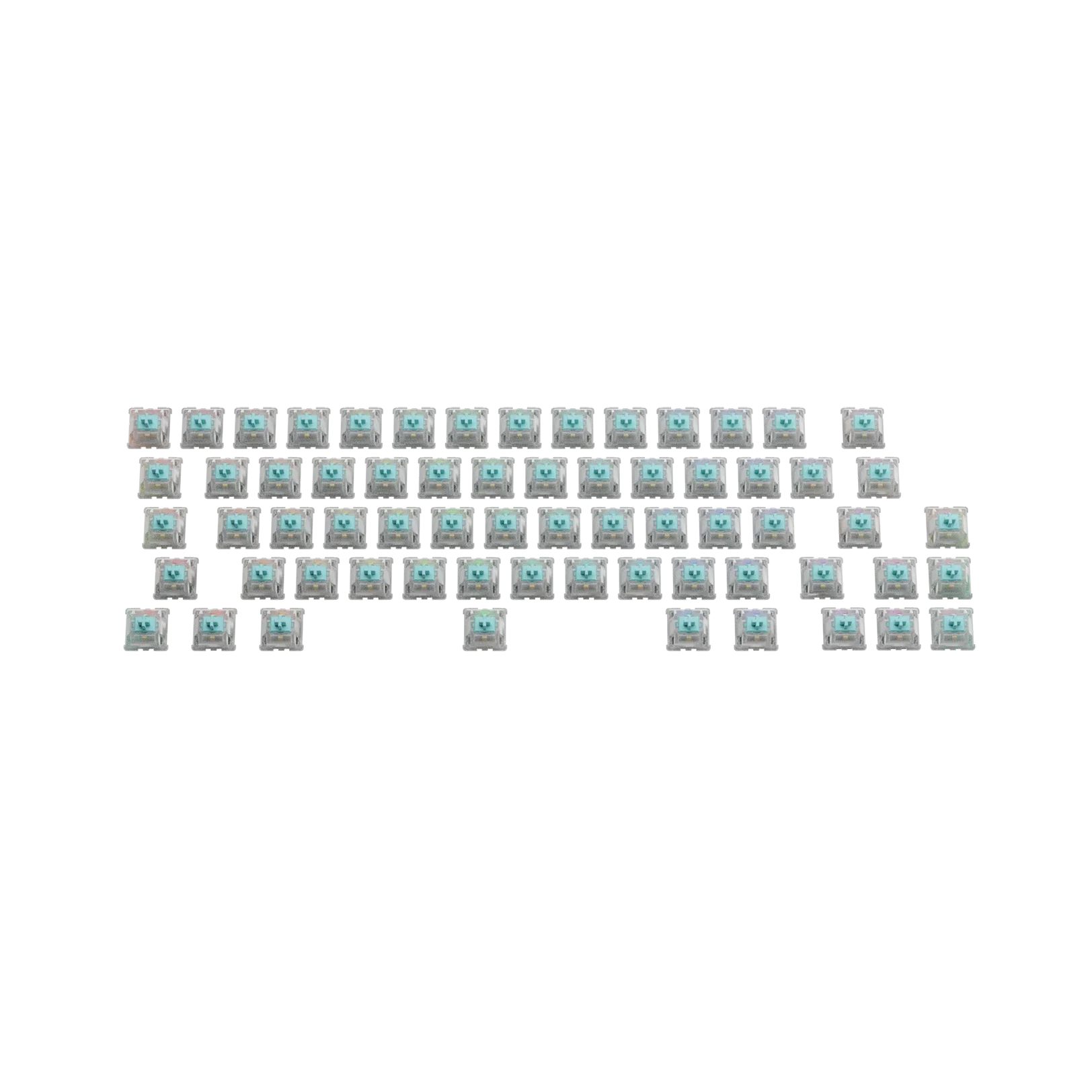 Glorious Lynx Silent MX 65 ANSI Mechanical Keyboard Switches - Linear & Quiet for Gaming, Typing & Office Use