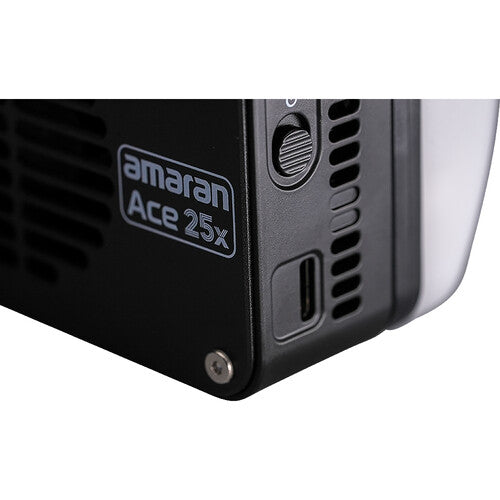 Amaran Ace 25x Bi-Color LED Light Panel - 3200K-5600K Adjustable, 95+ CRI, Charcoal - Perfect for Photography, Videography & Live Streaming