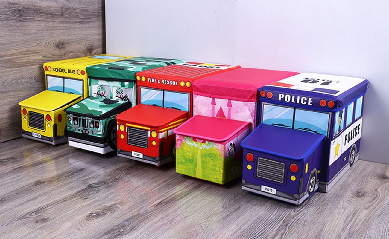 Waterproof Foldable Storage Box Cube Organizer with Dust-Proof Lid - Portable Dresser Drawer for Closet, Bedroom, Office & Travel Use