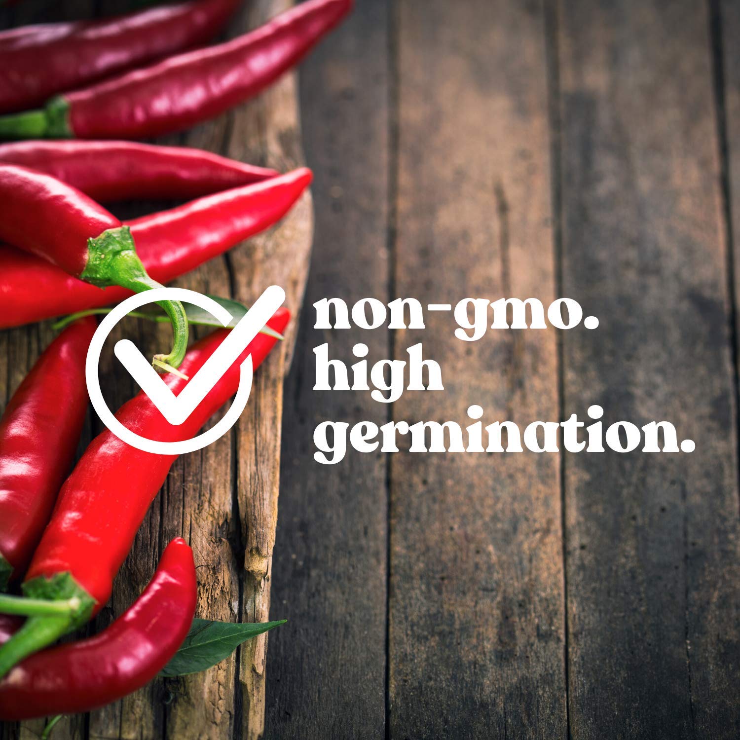 MexiBell Hybrid F1 Hot Pepper Seeds - 750 Non-GMO Seeds Pack for Home Gardening - Mild Heat Chili Peppers for Salsas, Salads & Mexican Cuisine