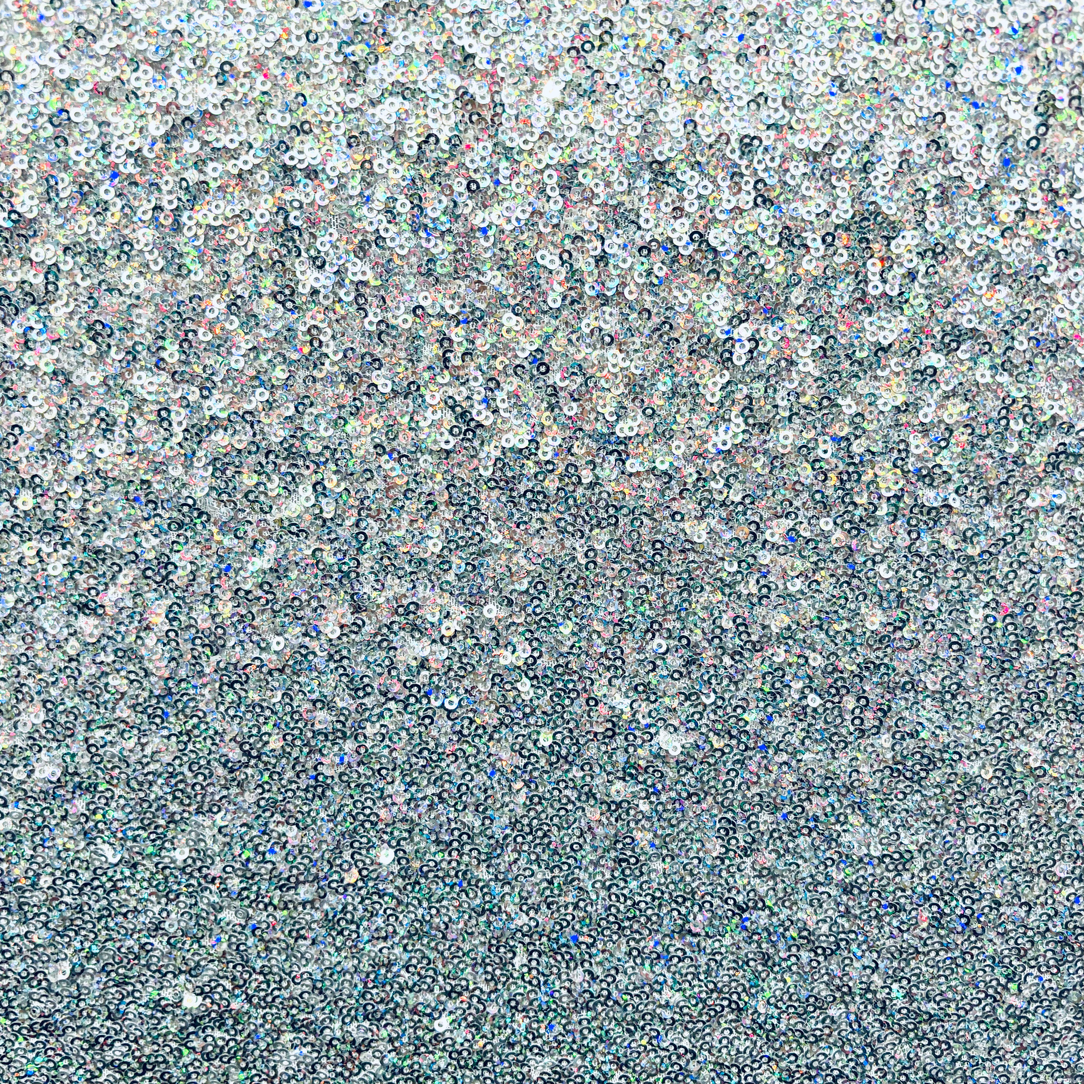 Premium Graphite Mesh with Silver Hologram Design - Durable & Stylish for DIY Crafts, Home Decor, and Art Projects
