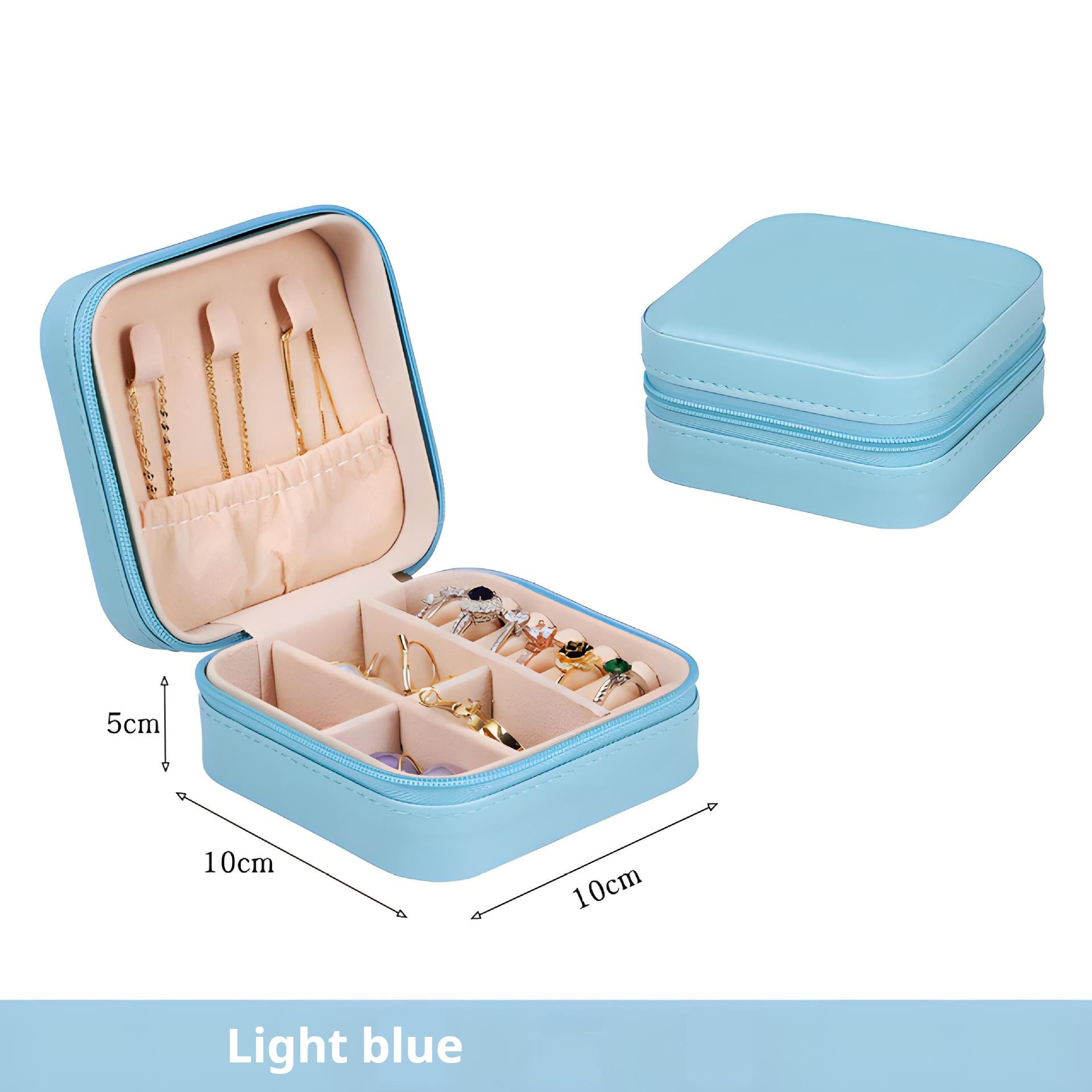 Portable DIY Jewelry Box - Creative Simple Design for Handmade Jewelry Storage - Perfect for Travel, Gifts & Organizing Rings, Necklaces & Earrings